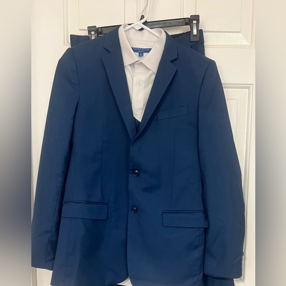 Perry Ellis Navy Blue Suit Set - Picture 5 of 16